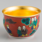 Drinking vessel, Kutani ware sake cup 6 pcs set - Ceramics, Kanazawa gold leaf, Craft material